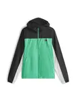 Tommy Jeans Prechodná bunda  svetlozelená / čierna / biela