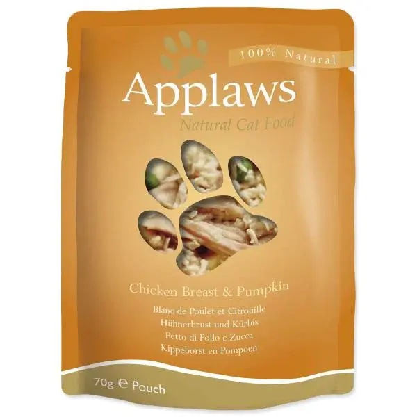 Kapsička Applaws Cat kuře s dýní 70g