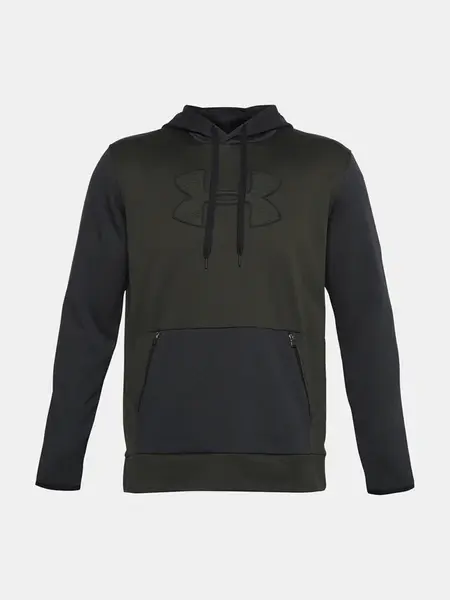 Under Armour Sweatshirt AF Textured Big Logo HD-GRN - Mens