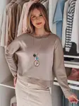 Dámská halenka oversize s přívěskem