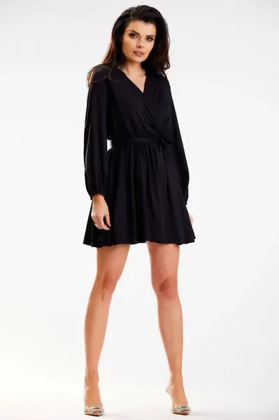 Awama Woman's Dress A577 Black