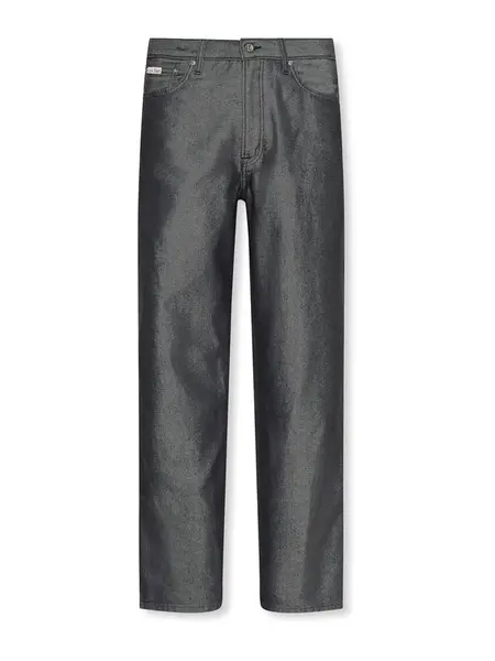 Calvin Klein Jeans Džínsy 'Whiskered Slim'  tmavomodrá