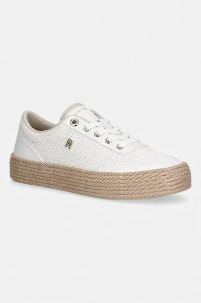 Tommy Hilfiger TH FOXING PLATFORM ROPE tenisky dámské