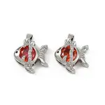 Brass Micro Pave Cubic Zirconia Pendants