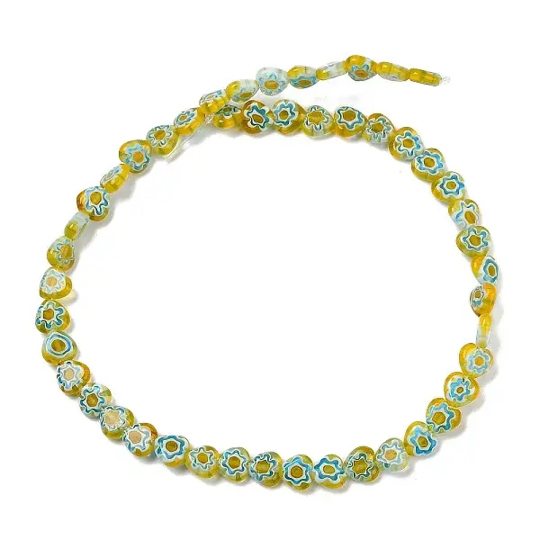 Handmade Millefiori Lampwork Beads Strands
