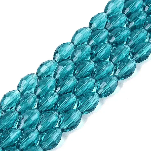 Transparent Glass Beads Strands