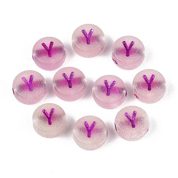 Luminous Frosted Acrylic Beads
