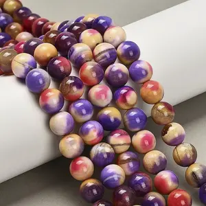 Dyed Natural Agate Beads Strands