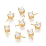 925 Sterling Silver & Clear Cubic Zirconia Peg Bails