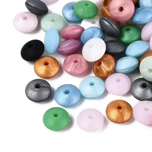 Pearlized Silicone Beads