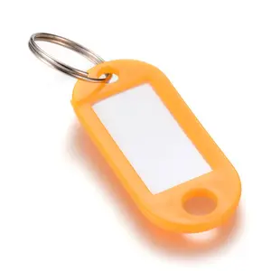 Plastic Badge Holders with Iron Rings