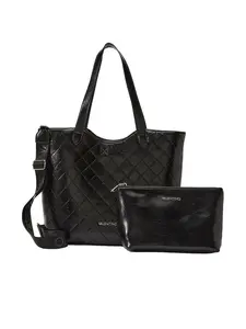 VALENTINO Shopper 'SPECIAL WIRKLY'  čierna