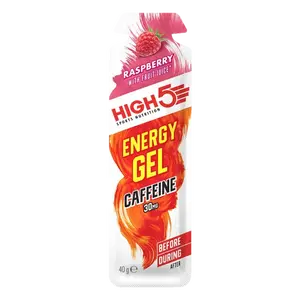 HIGH5 Energy Gel Caffeine 40g - malina