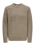 Only & Sons Sveter 'DALE'  hnedá