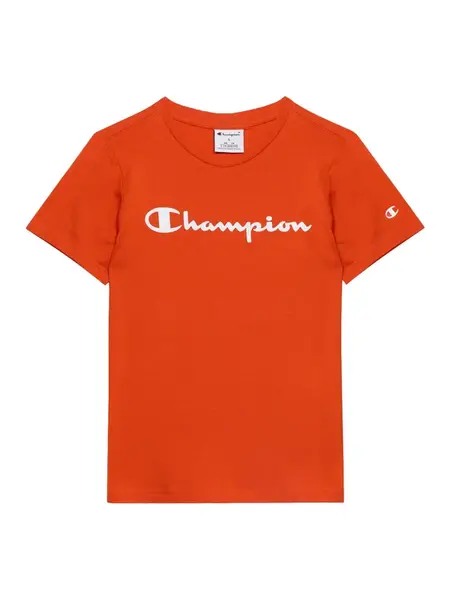 Champion Tričko  tmavooranžová / biela