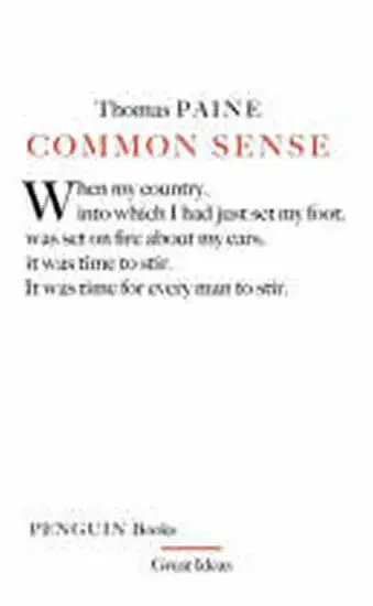 Common Sense - Paine Thomas
