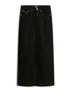Tommy Jeans Sukňa  čierny denim
