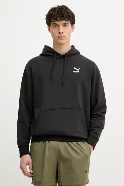 Puma mikina s kapucí pánská bavlněná BETTER CLASSICS