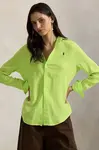 Lněná košile Polo Ralph Lauren