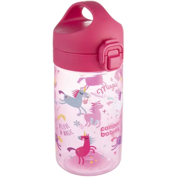 Canpol babies Junior Bottle detská fľaša Pink 400 ml