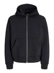 Jack & Jones Junior Tepláková bunda  čierna