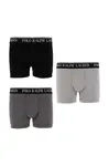 Polo Ralph Lauren priliehavé boxerky detské bavlnené s elastanom 3-pak