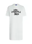 KARL LAGERFELD JEANS Šaty  čierna / biela
