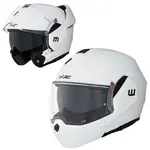 Překlopná moto přilba W-TEC Sabron P/J White M (57-58)