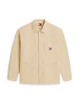 Tommy Jeans Prechodná bunda 'Oversized Fit Patch Pocket'  béžová