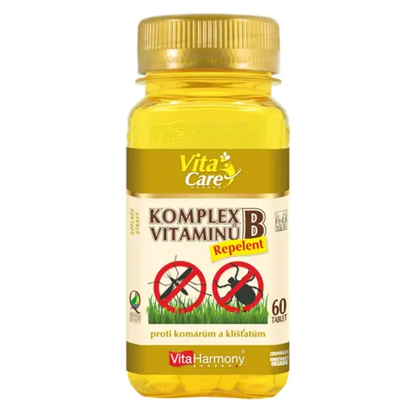 VITAHARMONY Komplex vitamínov B repelent 60 tabliet