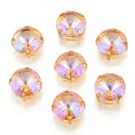 Flat Round Moonlight Effect Sew on Rhinestone