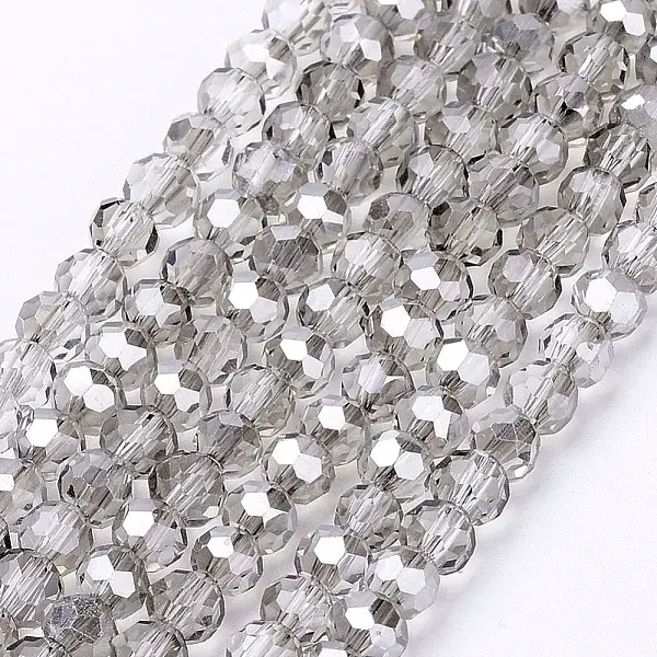 Electroplate Glass Beads Strands