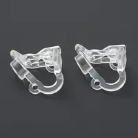 Eco-friendly Plastic Clip-on Earring Findings