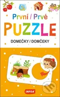 První/Prvé PUZZLE (domečky/domčeky) - puzzle z kategorie Dětské puzzle