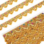 2 Cards Wave-Shaped Polyester Ribbons