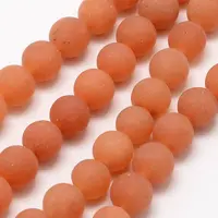 Natural Red Aventurine Beads Strands