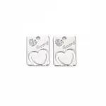 Brass Micro Pave Clear Cubic Zirconia Charms