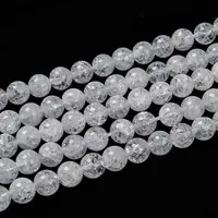 Natural Crackle Quartz Beads Strands