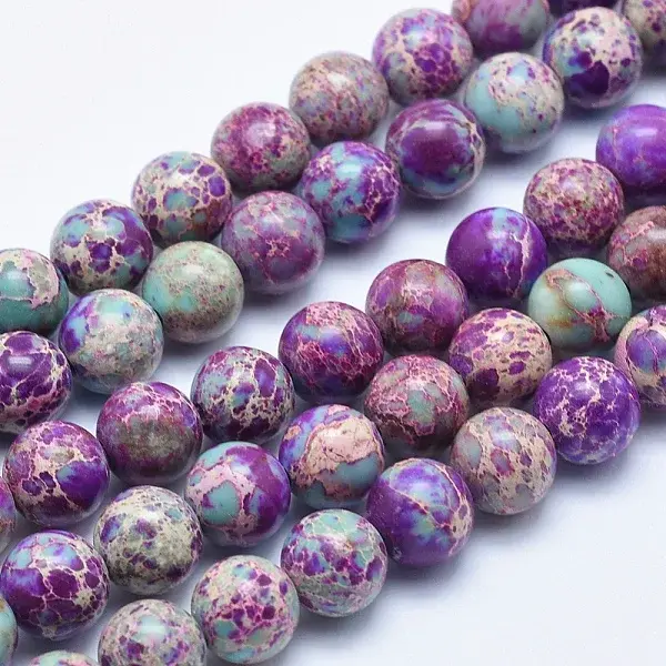 Natural Imperial Jasper Beads Strands