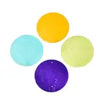 Spray Painted Natural Capiz Shell Connector Charms