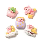 Pig Theme Opaque Resin Decoden Cabochons