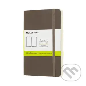 Moleskine - zápisník hnedý (malý, čistý)