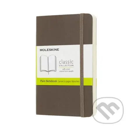 Moleskine - zápisník hnedý (malý, čistý)