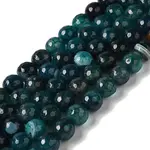 Dyed & Heated Natural Dragon Veins Agate Beads Strands