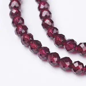 Natural Garnet Beads Strands