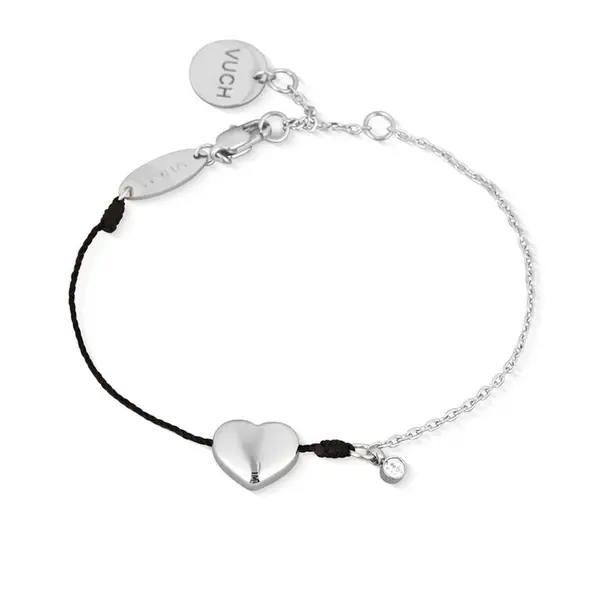 VUCH Náramek Shiny Heart Black
