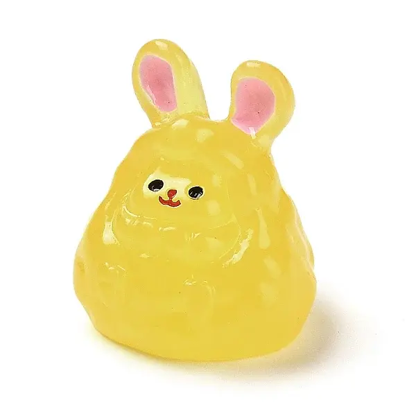 Luminous Resin Cute Little Rabbit Ornaments