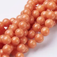 Natural Mashan Jade Round Beads Strands