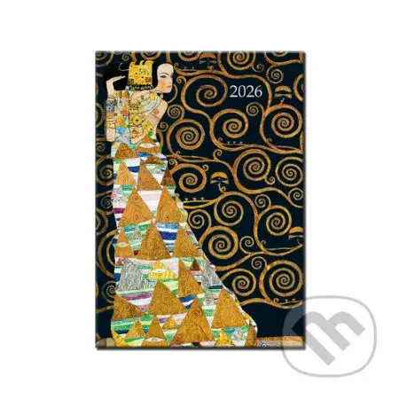 Denný diár Art Klimt 2026 (slovenské menné kalendárium)