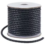 1 Roll 10M Round Braided Cowhide Cords